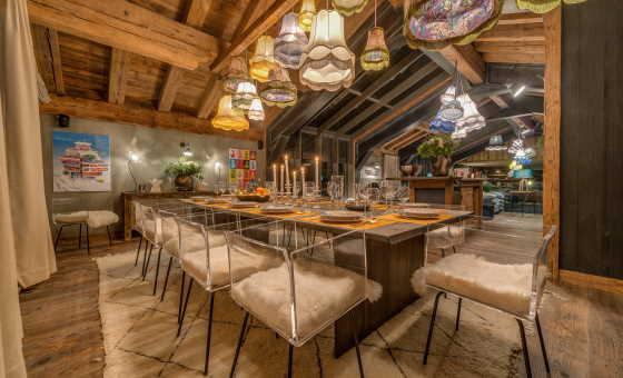 Chalet Carte Blanche Husky - Salle à manger