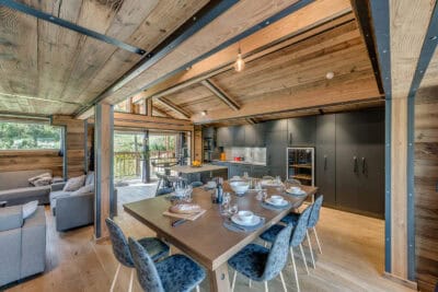 Chalet Merveilles - salle a manger cuisine