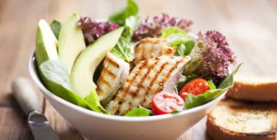 06 - Hôtel Village Montana - Restaurant La Place - salade