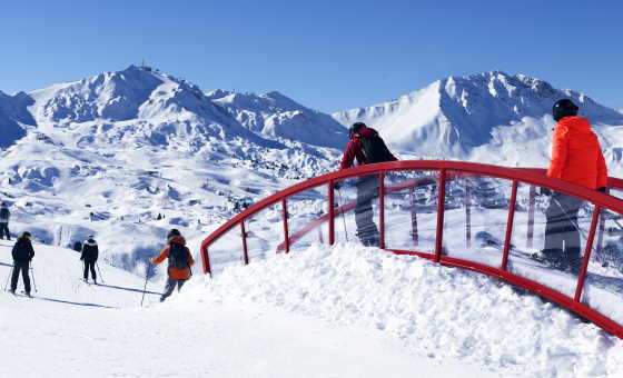 Bretelle Trieuse Skiing Trail - La Plagne