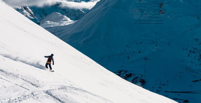 neige tignes ensoleillé à tignes Andyparant