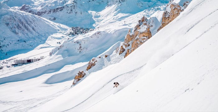 neige tignes ensoleillé à tignes Andyparant