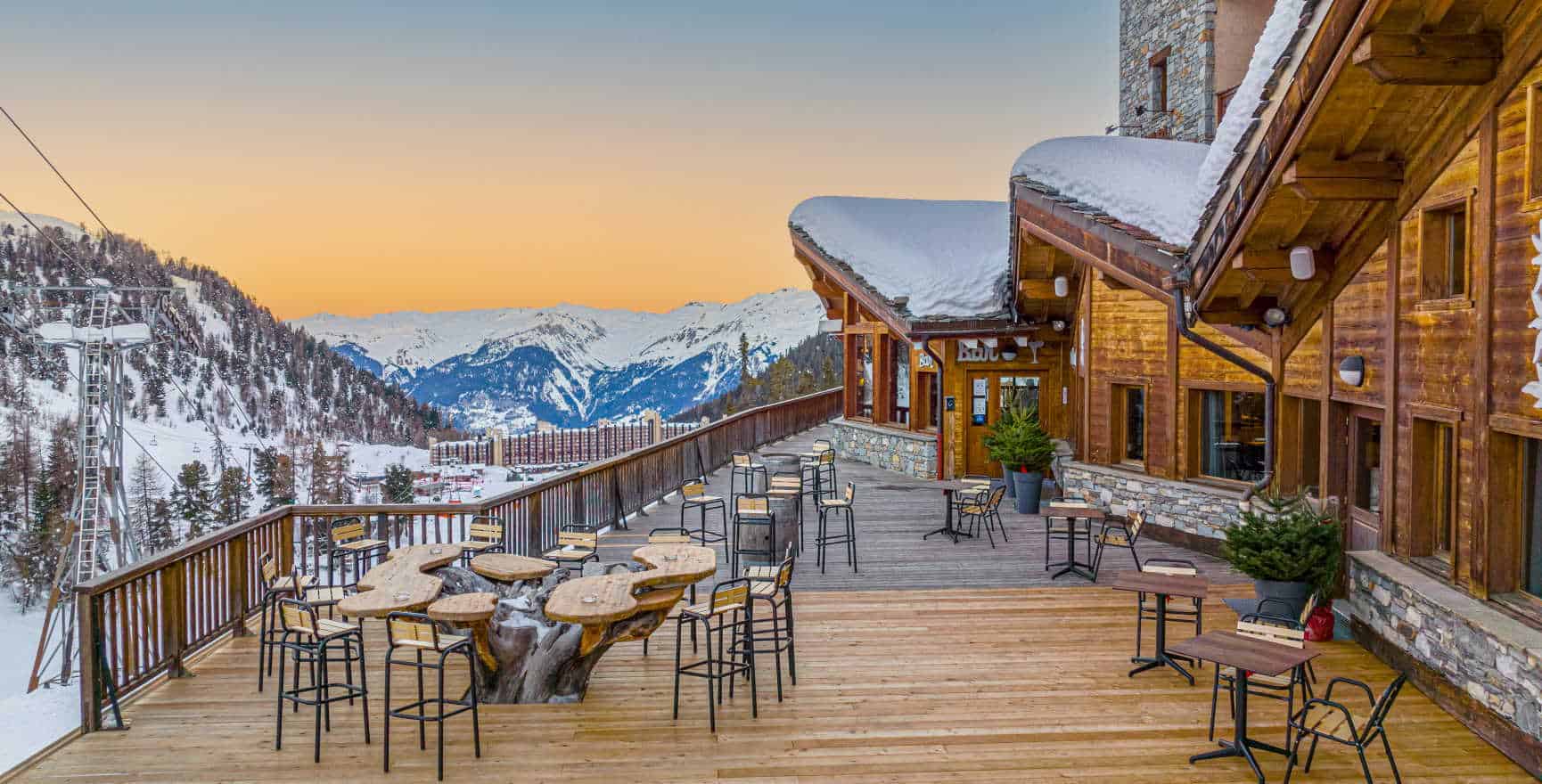 Table du Carlina - Terrasse du bar
