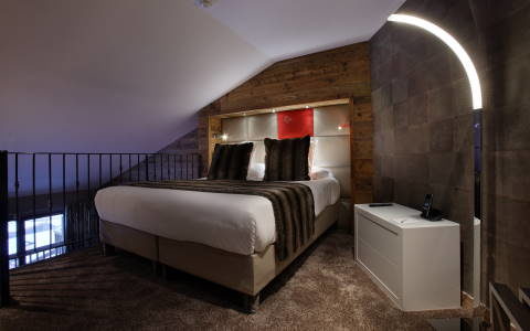Hôtel Koh-I Nor - Junior Suite Mezzanine 41 m² - chambre parents