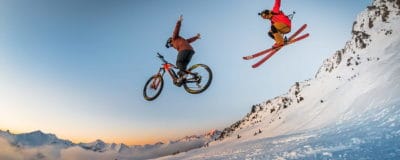 Les Arcs - Skieurs et VTT c)andyparant.com