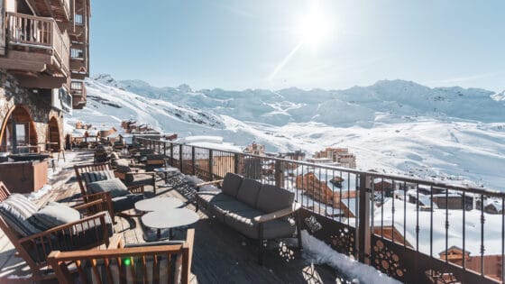 Hôtel Koh-I Nor 5* Val Thorens - Terrasse Bar Restaurant